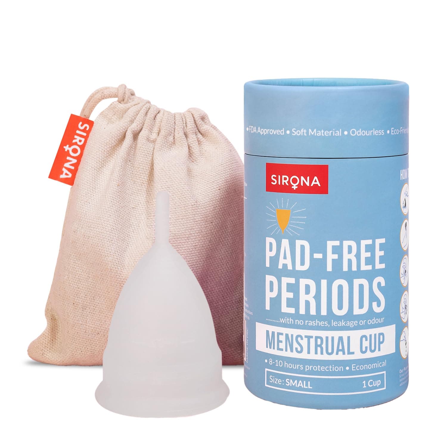 Sirona Reusable Menstrual Cup